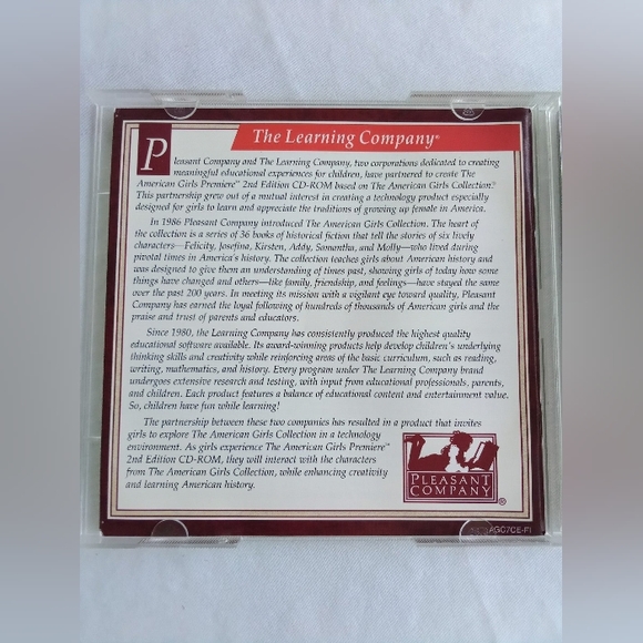 The American Girls Premiere 2nd Edition Education Video Game for Windows PC - Picture 4 of 11